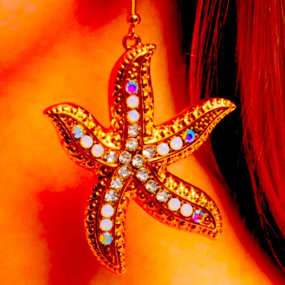 🧜🏻‍♀️⭐️🧜 “SEIZE THE STARFISH” GOLD STARFISH EARRINGS ~ PAPARAZZI❗️
